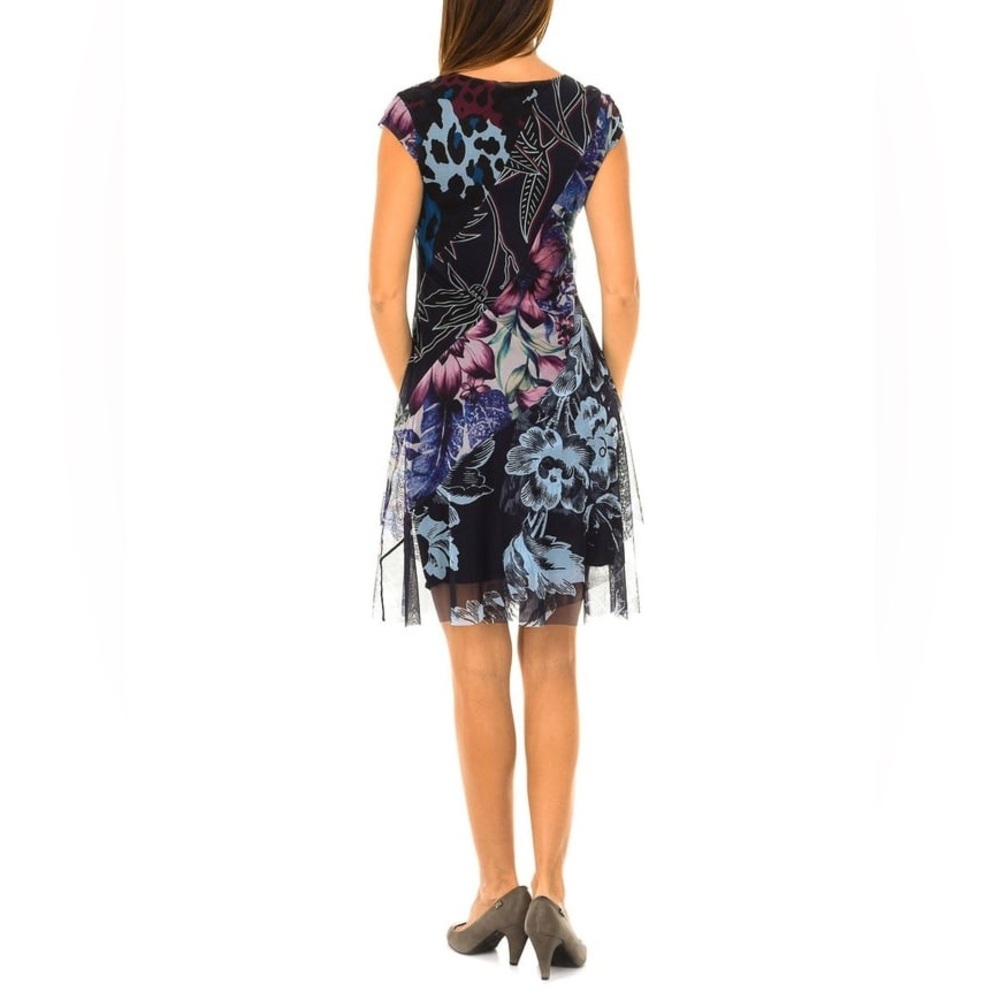 Desigual Women's Dress Cleveland with colour motives XL ptp17 - Picture 4 of 10